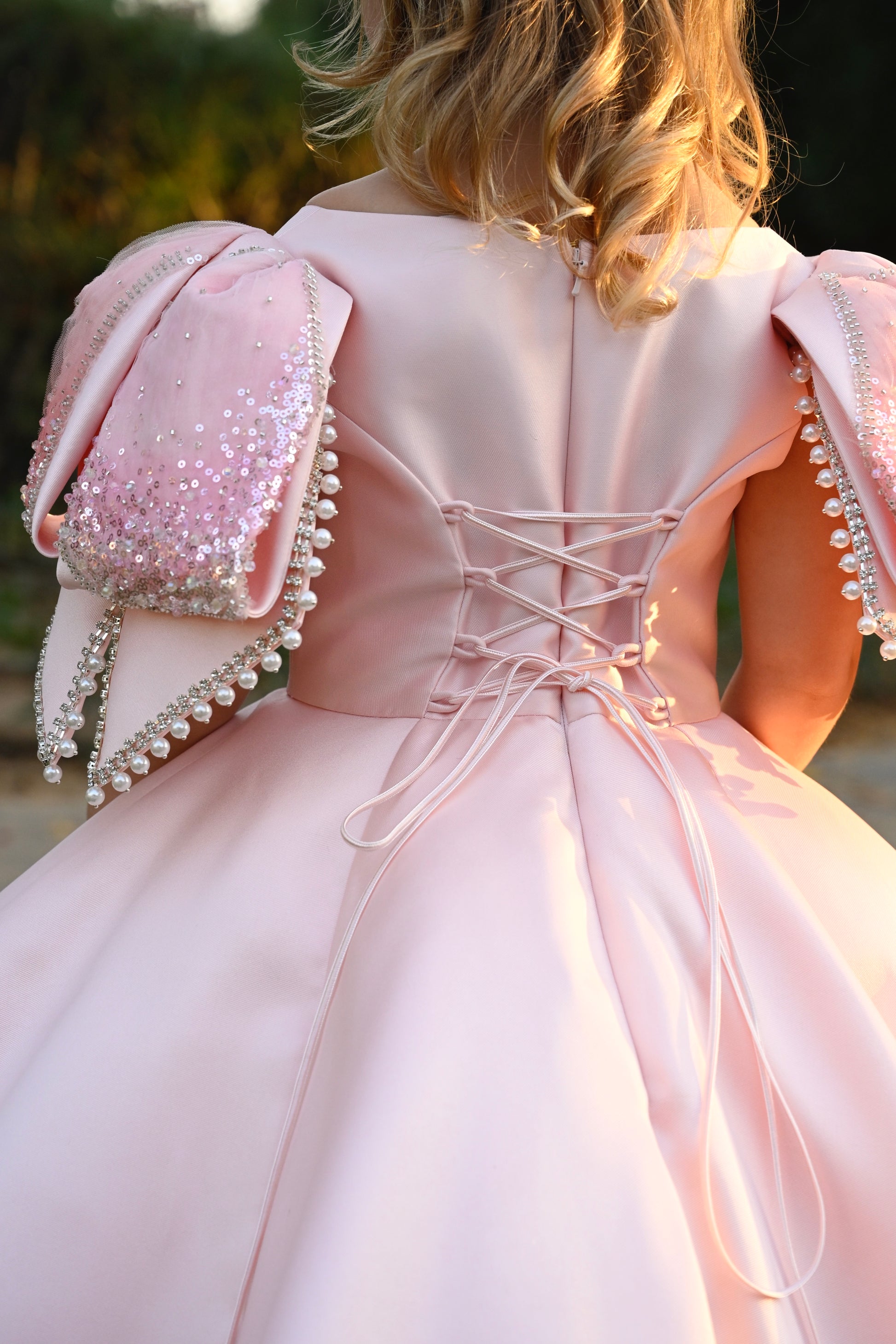 carnation pink color dress Carnation Fit and Flare Pleated Mini Dress