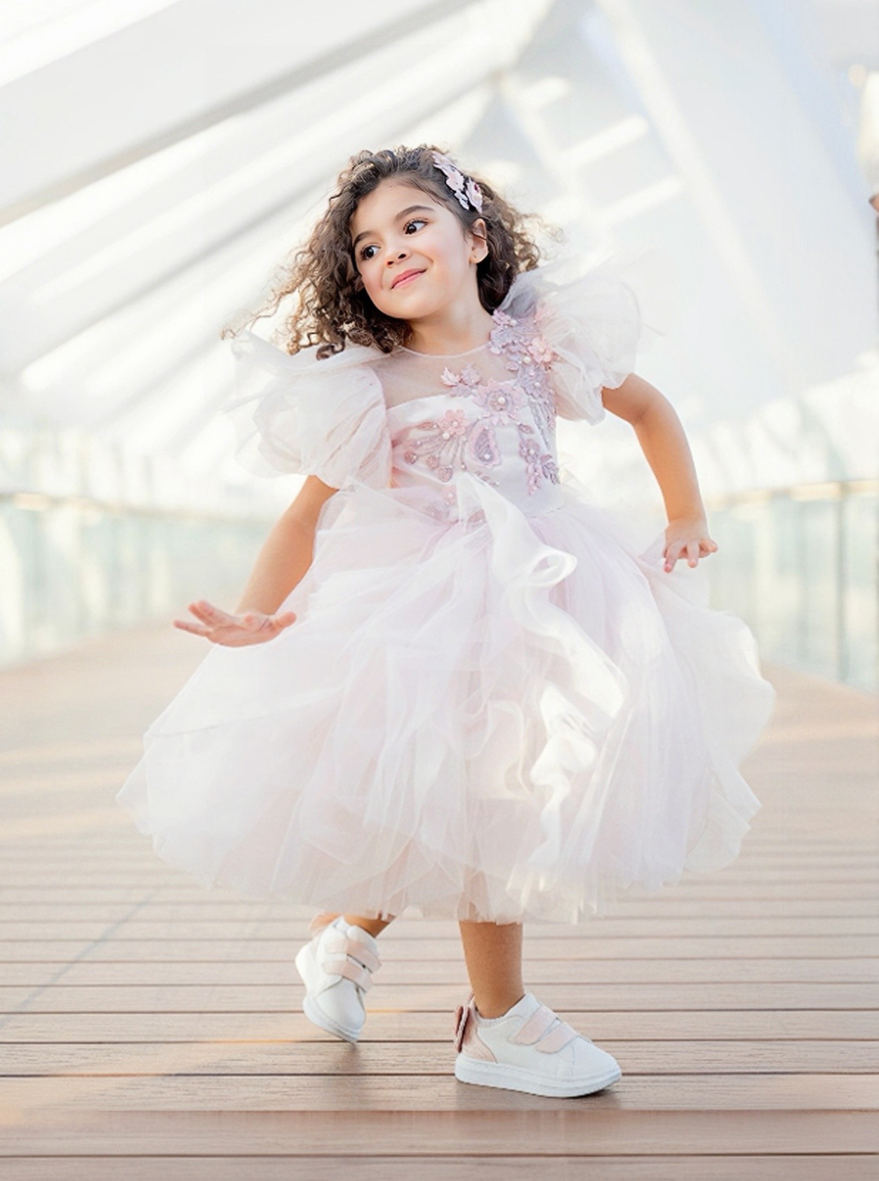 ROSE QUARTZ- Luxury Kids Fashion Dress |Lelyte